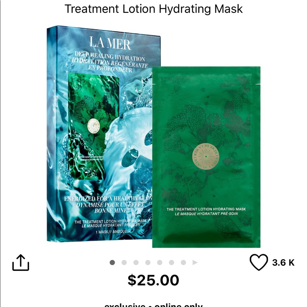 3x La Mer Sheet Masks